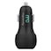 My Candy WQC3 38W Dual Output Type-C And USB-A Car Charger Black