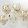 GingerRay - Oh Baby Confetti Balloons 12in Gold 5pcs - Gold