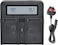 DMK Power NP-F970/F960 Battery (9800mAh) 2-Pack and DC-03 Dual Digital Battery Charger Compatible with Sony PXW-Z150 NEX-EA50M FDR-AX14K FX1 FX7 FX1000 HVR-V1U Z1U NX100 Camera LED &amp; Video Light