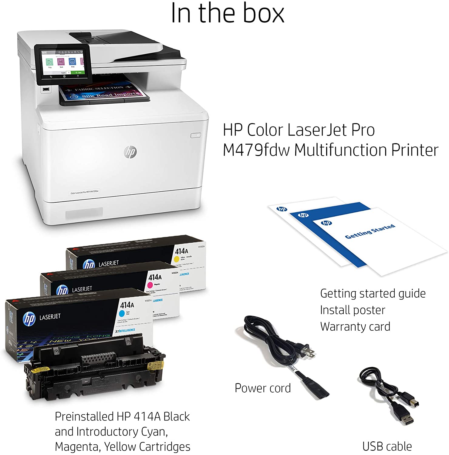 HP Color Laser Jet Pro MFP M479fdw EUR Printer [W1A80A]