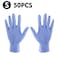 Generic-50 Pcs/Disposable Gloves Thick  Powder-Free Rubber Latex Stretchy Gloves Sterile Food Safe Grade for Home Food Laboratory Use (S)