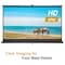 Generic-72 inches Projector Screen with Tripod Stand 16:9 Portable Projection Screen 4K 3D Projector Movies Screen for Home Office Indoor Outdoor Use