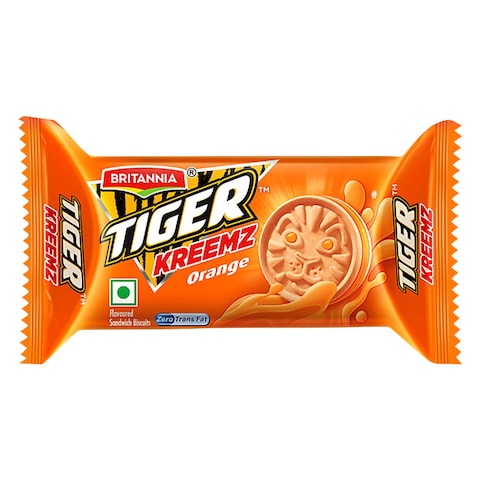 Britannia Tiger Kreemz Orange Cream Biscuits 75g