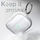 Spigen Ultra Hybrid designed for Airpods 3rd Generation Case with Keychain, Protective Clear Case for Airpods 3 case cover (2021) - Jet White