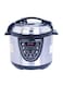 Home Master Electric Pressure Cooker 6 Litre Silver/Black