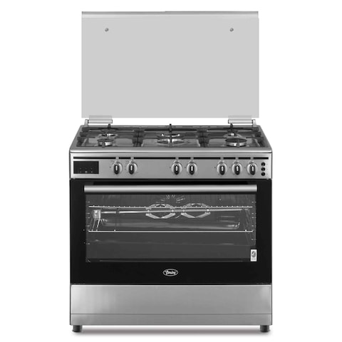 Terim Gas Cooker TERGC96ST Silver/Black 90x60cm