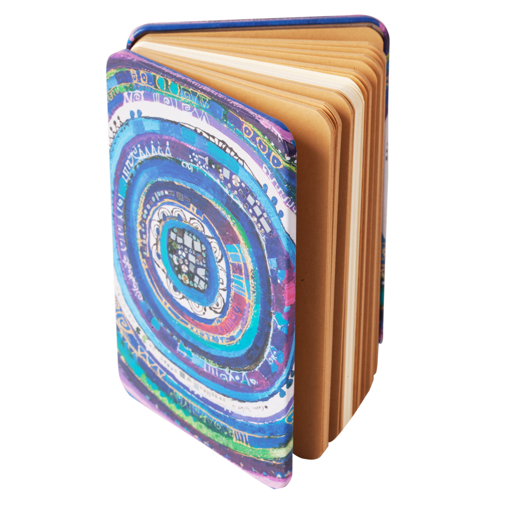 BiggDesign - Evil Eye Notepad, Metal Cover, 130 sheets, 10 x 15 cm