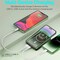 Promate LucidPack-10 Premium 10000mAh Transparent Battery Pack 15W Magnetic Charging 20W USB-C Power Delivery Port Over Charging Protection for iPhone 13/14/15