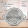 LIFE SMILE Cooking Pot   aluminum Soup Pot With Glass Lid   100% PFOA Free, Fixed Handle   Multi Layer Non-Stick Granite Coating   oven safe &amp; Dishwasher Safe (16CM (1.5 Liters), Gray)