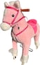 Lovely Baby Ride On Horse LB J001 For Kids, Horse Riding Toys Action Pony Large Mechanical Horse To Ride On Bounce Up And Down And Move For Children 4-12 Years (Pink)