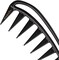 Kashoki Hr Handle Detangling Comb (429-Mayumi)