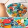 Magnetic Wooden Fishing Game Toy for Toddlers - Alphabet Fish Catching Counting Preschool Board Games Toys for 3-5 Year Old Girl Boy Kids Birthday Learning Education Math with Magnet Poles