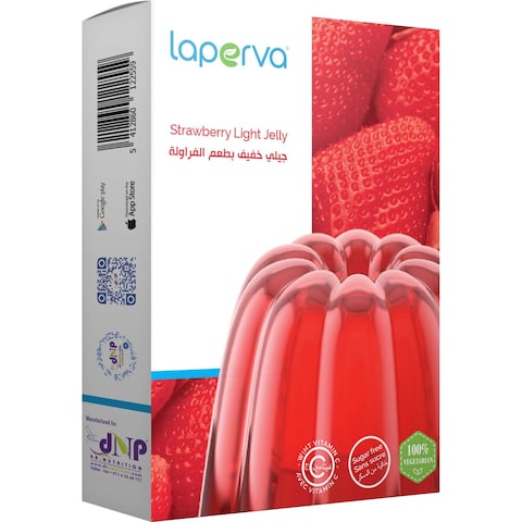 Laperva Diet Jelly, Strawberry, 170 Gm