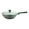 Prestige NonStick Wok Pan With Lid Green 28cm