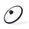 Fissman Lid Arcades 26 cm With Black Marble Silicone Rim (Glass)
