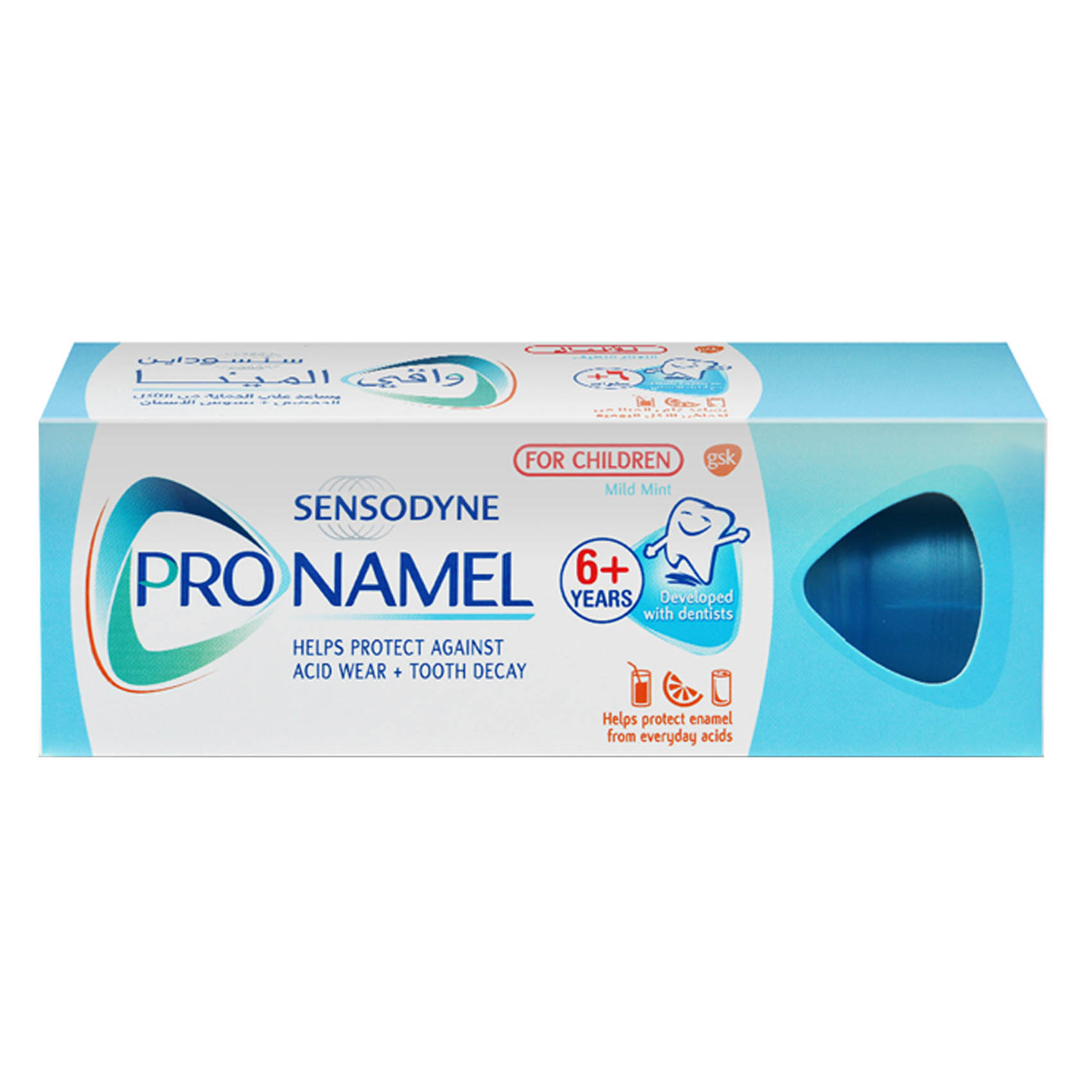 Sensodyne Pronamel Kids Toothpaste Helps Protect Against Acid Erosion Mild Mint For Children 6+ 50ml