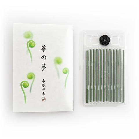 Incense YUME-NO-YUME (The Dream of Dreams) - Spring - Fiddlehead Fern 12 sticks