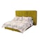 In House Geneva Velvet Bed Frame - Queen - 200x160 cm - Dark Blue