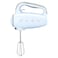 Smeg Hand Mixer HMF01PBUK, 250 W, 9 Speeds, Pastel Blue
