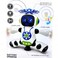 Fitto 3D Flashing Lights Dancing Robot, Battery Operated, 360 Degree Rotation, Music, For Kids, Multicolor