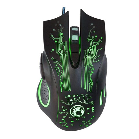 Mediatech MT-X9 Wired Gaming Mouse - Black