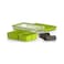 Tefal MasterSeal To Go Rectangular Lunch Box Green/Clear 1.2L