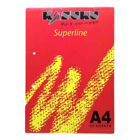 KASUKU SUPERLINE 60 SHEETS A4