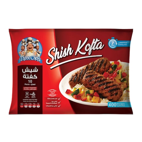 Three Chefs Beef Kofta Shish - 400 gm