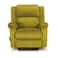 In House Velvet Rocking &amp; Rotating Recliner Chair - Gold - AB02