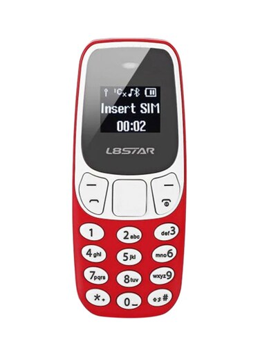 Buy L8STAR BM10 Wireless Dialer Mini Dual SIM Red 32MB 2G Online ...