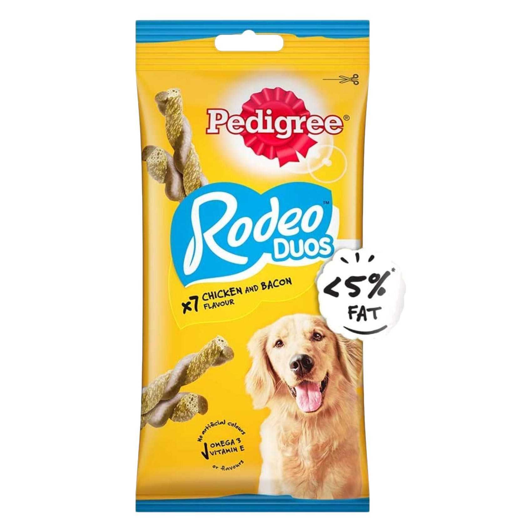 Pedigee Rodeo X7 With Chicken Dog Food 123g