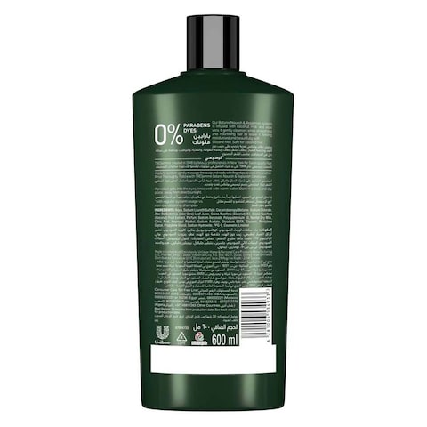 Tresemme Shampoo for Nourish and Replenish with Coconut Milk and Aloe Vera - 600 Ml