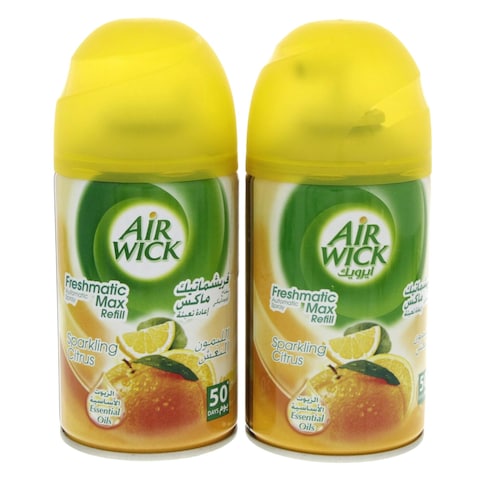 Airwick Freshmatic Sparkling Citrus Automatic Spray Refill 250ML X Pack Of 2 35Percent  Off