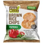 Buy Rice Up Brown Rice Chips Paprika 60g in UAE