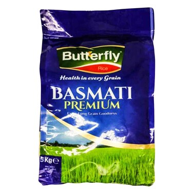 Butterfly Premium Basmati Rice 5Kg