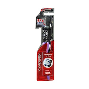 Colgate Toothbrush Slim Soft Charcoal