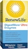 Renew Life Adult Digestmore Ultra Enzyme Supplement Vegetarian Capsules, 90 Count