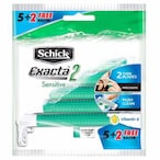 Buy Schick Exacta Sensitive 2 Thin Blades Razors 5 + 2Free in Kuwait