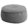 In House Round Decorative Linen Bean Bag - 70x40 cm - Light Grey