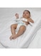Moon 4 Sided Waterproof Diaper Changing Pad, 80Cm With Easy To Clean Quilted Cover - Safety Strap, Fits All Standard Changing Tables/Dresser Tops