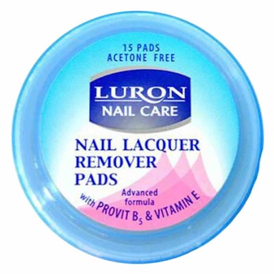 Luron Nail Lacquer Remover Pads 15 pcs