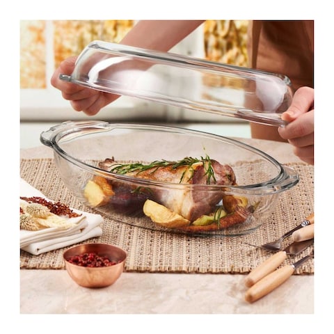 Pasabache Borcam Oval Casserole - 2250 CC