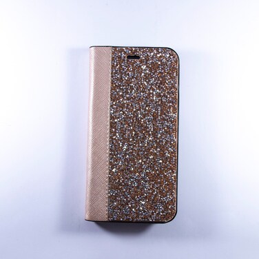 Bling World  Leather Case iPhone X Rose Gold