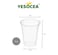 Yesocea [50 Pack] Premium Quality 16Oz Plastic Cups With Leak-Proof Flat Lids - Perfect For Outdoor Events And Parties
