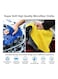 Marrkhor Microfiber Towels Car Drying Towel (3+1) Set (40X40 Cm) Microfibre Cleaning Cloth For Cars With Washing Sponge, Multicolour