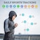 Bluetooth Calls Voice Chat with Heart Rate/Sleep Monitor Fitness Tracker, Smart Watch for Android iOS, Full Touch Screen IP68 Waterproof Silver/Brown