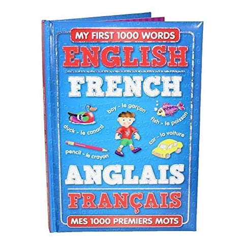 كتاب My First 1000 Words انجليزي وفرنساوي بغلاف ورقي