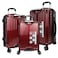 VIPTOUR Trolley Luggage Set of 3 PCS TPC Hard Side Spinner Wheels With TSA Lock With Cup Holder