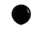 Sempertex 3 pcs, 24" Round Balloons, Fashion Black, Latex Balloons