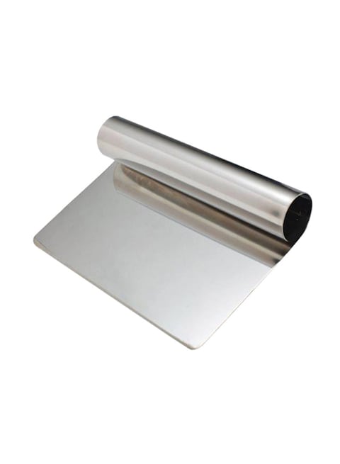 Generic Stainless Steel Dough Scraper Silver 12X8cm